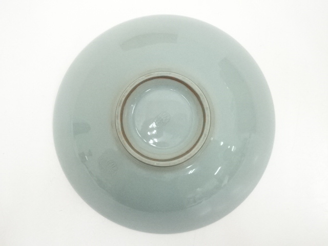 道具 ] - 道具 京焼 諏訪蘇山造 青瓷平茶碗（共箱） | ネットショップ